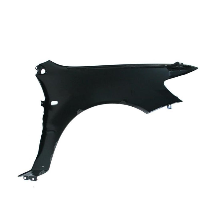 CarPartsDepot, Black Primered Steel Driver Side Front Fender Assembly Replacement Left L/H, 371-35991-01 MI1240151 MR555075