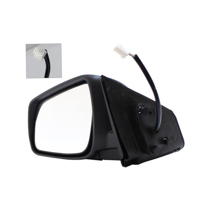 Drivers Power Side View Mirror Ready-to-Paint Replacement for Mitsubishi 7632A093