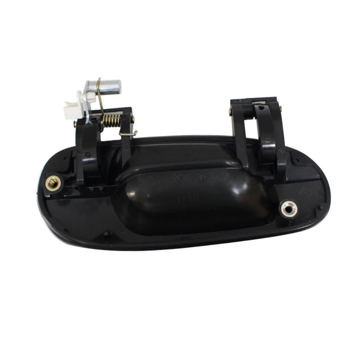 New Replacement Parts Rear Left Driver Side Black Smooth Exterior Outer Door Handle Compatible With MITSUBISHI Galant Fits MI1520114 MR712517