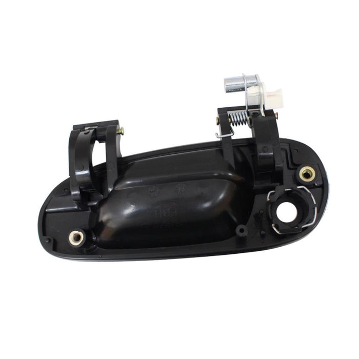 New Replacement Parts Front Right Passenger Side Black Smooth Exterior Outer Door Handle Compatible With MITSUBISHI Galant Fits MI1311114 MR712509