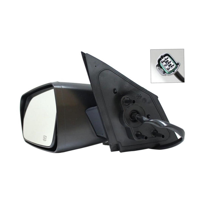 Drivers Power Side View Mirror Heated Ready-to-Paint Replacement for Mitsubishi MR978129XA