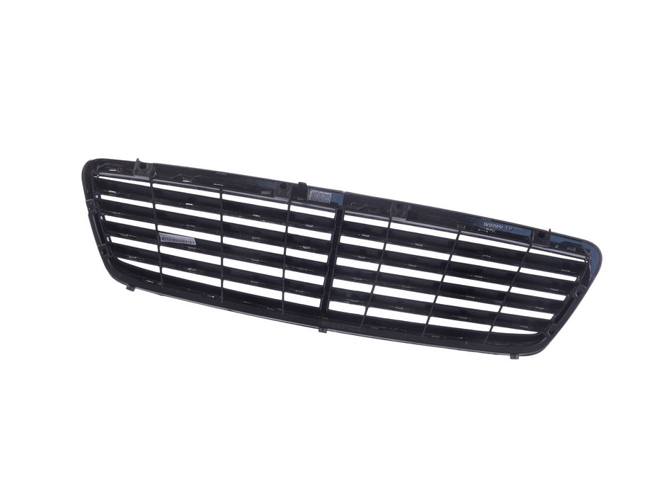 JustDrivably Replacement Parts Front Grille Grill Assembly With Chrome Shell Molding With Black Insert Compatible With Mercedes-Benz W203 C-Class C240 C320 C32 AMG C230 C280 C350 2001-2007