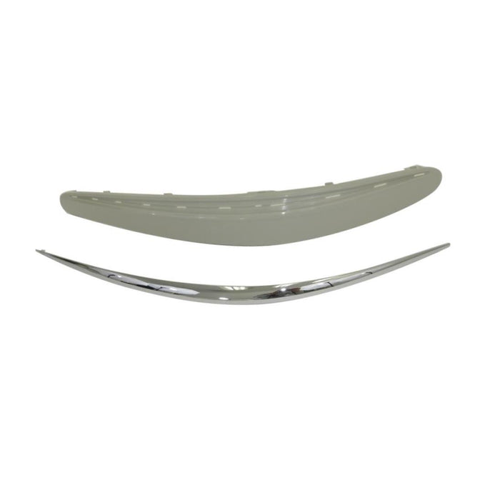 CarPartsDepot, Driver Left Side Front Bumper Molding Impact Strip LH, 359-32175-11 MB1058107 2118800512