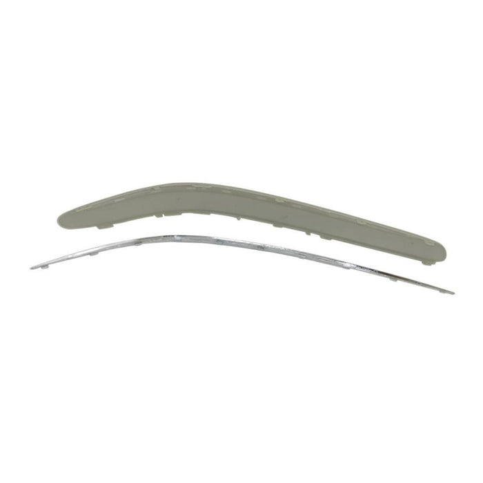 CarPartsDepot, Driver Left Side Front Bumper Molding Impact Strip LH, 359-32175-11 MB1058107 2118800512