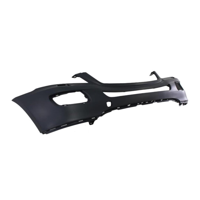 Front Gray Primed Bumper Cover Compatible With MERCEDES Benz W164 ML Class ML320 ML350 ML500 ML550 W/O Sport Package W/O Parktonic With Headlamp Washer Hole Fits MB1000230 1648850825