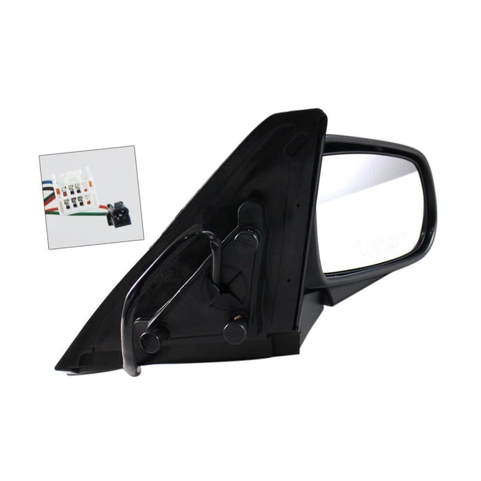 New Replacement Parts Front Right Passenger Side Power Side View Door Mirror Compatible With MAZDA Protege Protege5 With 6 Speaker System Fits MA1321151 BP7H69120