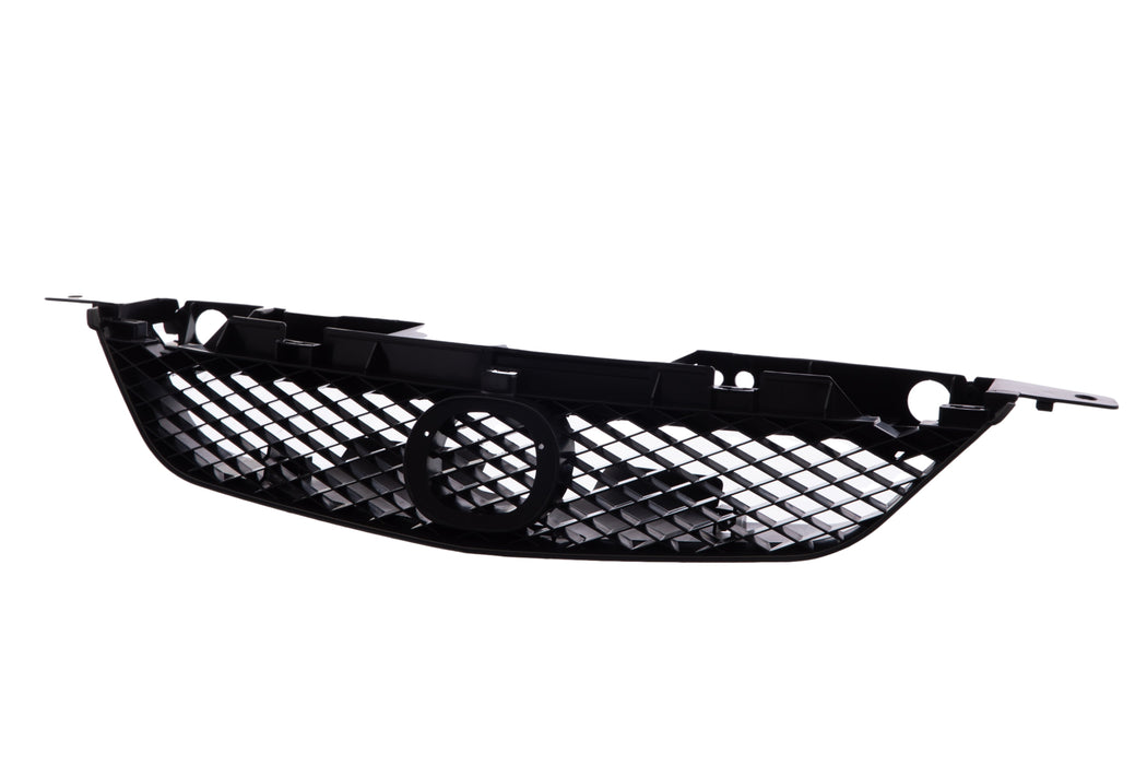 JustDrivably Replacement Parts Front Grille Grill Assembly With Black Shell And Insert Compatible With Mazda Protege SE 2002 2003 Compatible With Mazda Protege DX ES LX 2001-2003