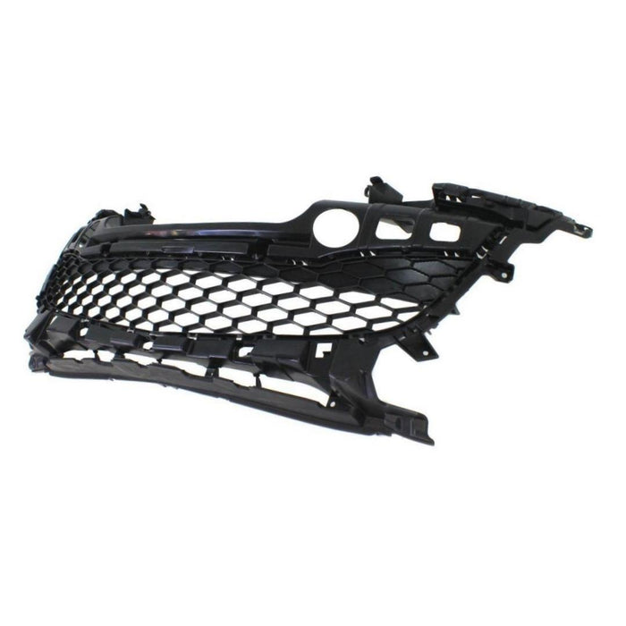 Perfect Fit Group REPM015331 - Mazda 3 Front Bumper Grille, Textured Dark Gray, (Hatchback, 2.0/ 2.5L Eng.) / (Sedan)