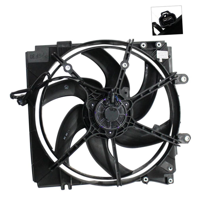 CarPartsDepot 426-31350 New 2.0L Radiator Fan Motor Shroud Left Replacement MA3115109