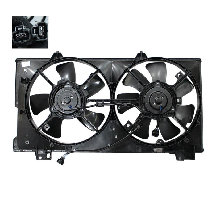 New Replacement Parts Front Radiator Cooling Fan W/O Control Unit Compatible With MAZDA 6 Fits MA3115154 AJ5715210C