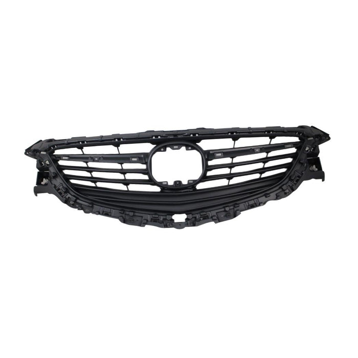 Grille For 2014-2016 Mazda 6 Textured Gray Plastic