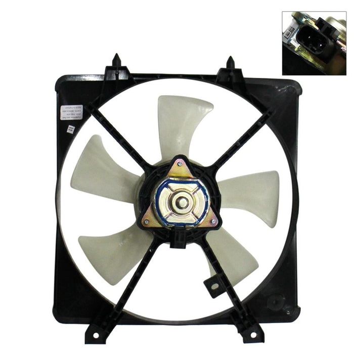 CarPartsDepot New Replacement Parts Front Radiator Cooling Fan Compatible With MAZDA MX-5 Miata W/O Turbo