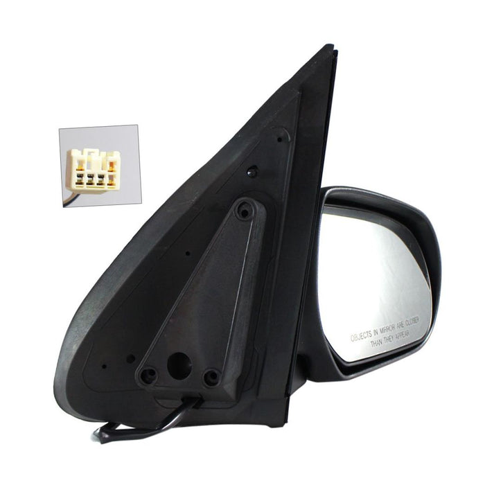 New Replacement Parts Front Right Passenger Side Power Remote Textured Side View Door Mirror Compatible With MAZDA Tribute Fits MA1321126 EC0169120H