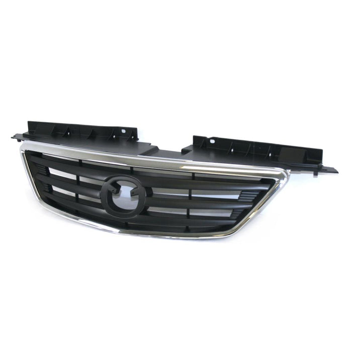 New Front Chrome Gray Grille Grill Compatible With MAZDA MPV Van Fits MA1200158 LC6250710A