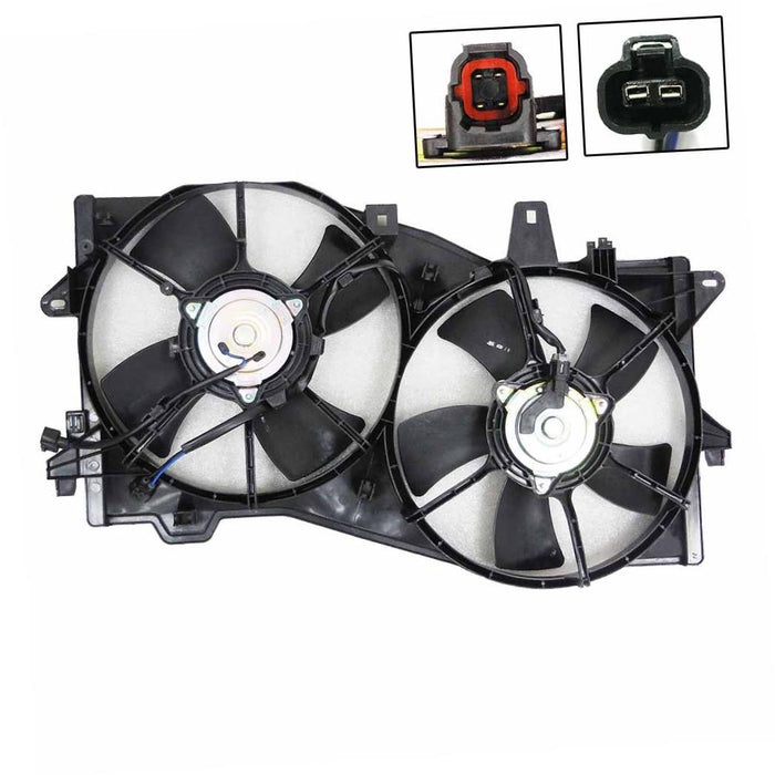 New Replacement Parts Front Radiator Cooling Fan Compatible With MAZDA MPV Van W/O Towing Package Fits MA3115131 AJ5115140