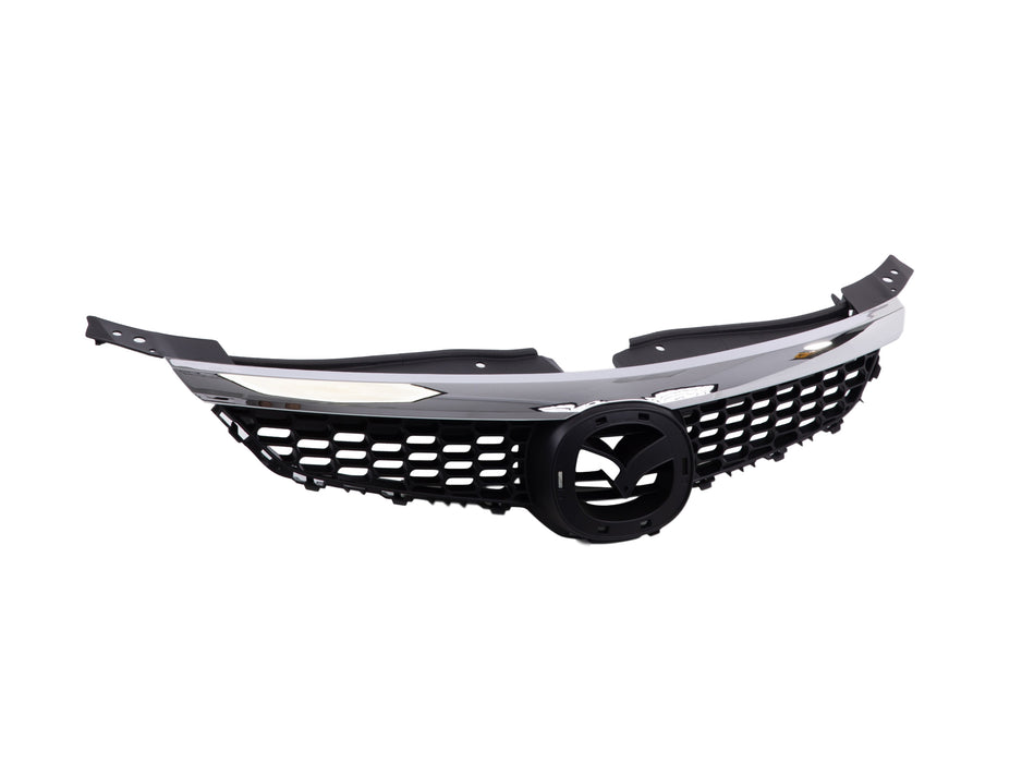 New Front Primed Black Grille Grill Compatible With MAZDA CX-9 Fits MA1200184 TD1150710D