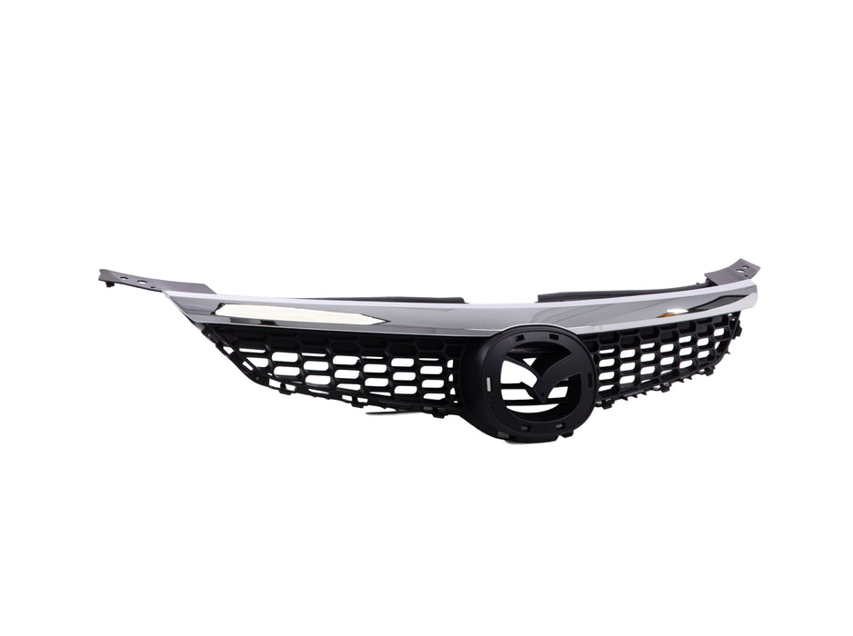 New Front Primed Black Grille Grill Compatible With MAZDA CX-9 Fits MA1200184 TD1150710D