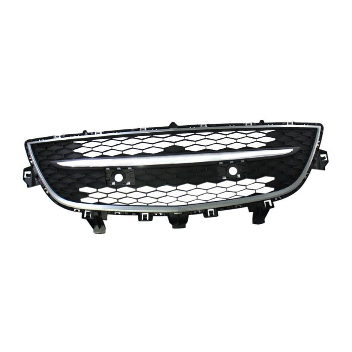 Bumper Grille compatible with 2010-2012 Mazda CX-9 Center Chrome Plastic