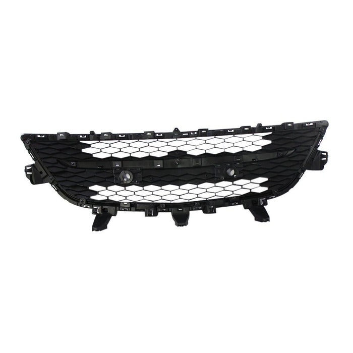 Bumper Grille compatible with 2010-2012 Mazda CX-9 Center Chrome Plastic