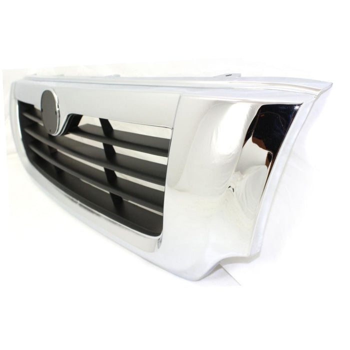 CarPartsDepot 400-31360, Grill Grille Chrome Frame Painted Black Bar Insert MA1200154 1F0150710