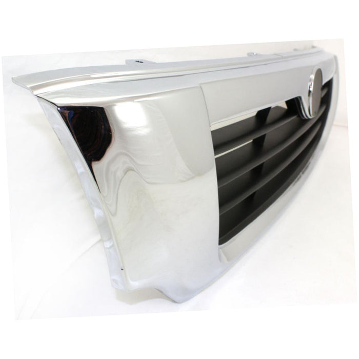 CarPartsDepot 400-31360, Grill Grille Chrome Frame Painted Black Bar Insert MA1200154 1F0150710