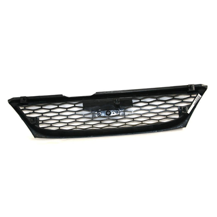 Grille Assembly Compatible with 1998-1999 Nissan Sentra Textured Dark Gray Shell and Insert