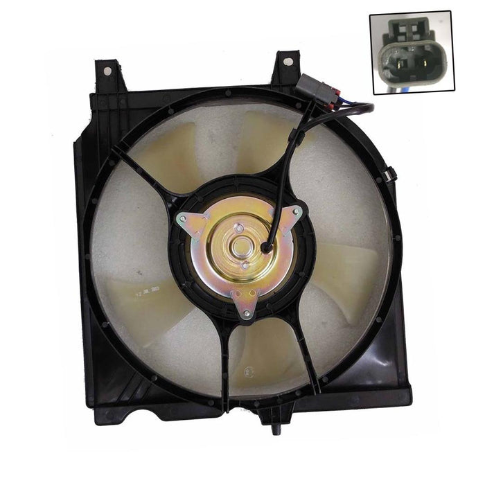 AC A/C Condenser Radiator Cooling Fan Assembly w/Motor for 200SX Sentra