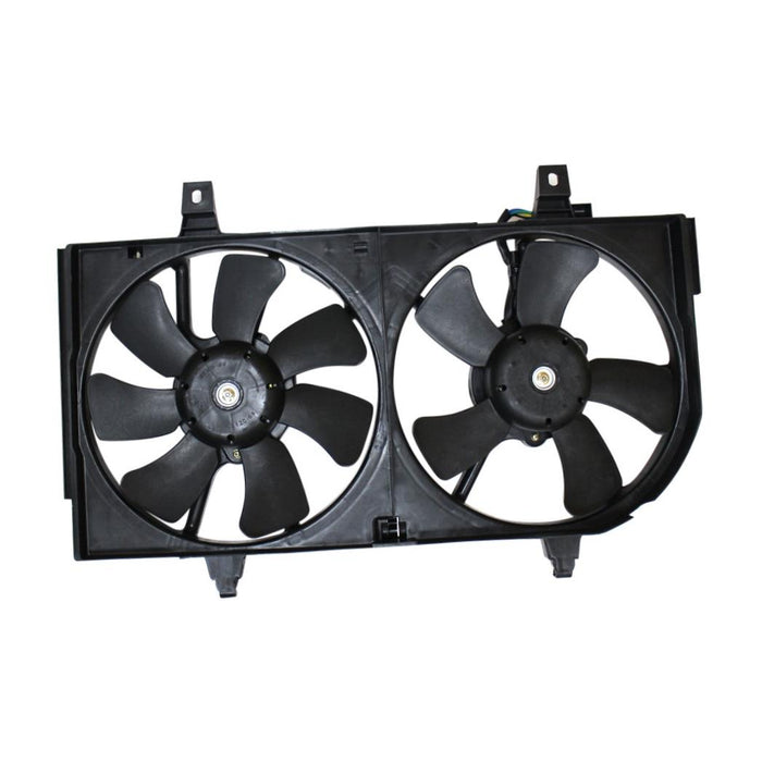 CarPartsDepot 00-01 Compatible With NISSAN Sentra-RAD & COND COOLING FAN ASSY