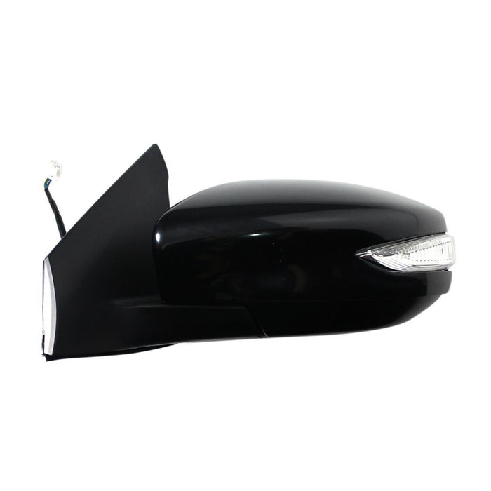 New Replacement Parts Front Left Driver Side Power Heated With Signal Lamp Black Side View Door Mirror Compatible With NISSAN Sentra Fits NI1320268 963023YU4F