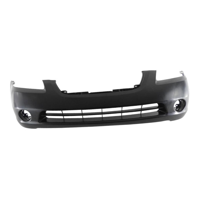 CARPARTSDEPOT 02-04 Compatible With NISSAN Altima Front Bumper Facial Cover NI1000203 Matte Black Non Primered