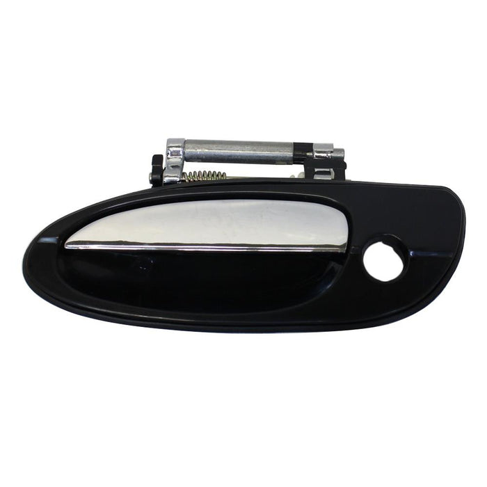 New Replacement Parts Front Left Driver Side Black Housing Chrome Lever Exterior Outer Door Handle Compatible With NISSAN Maxima Compatible With INFINITI I30 Fit NI1310115 806072Y904