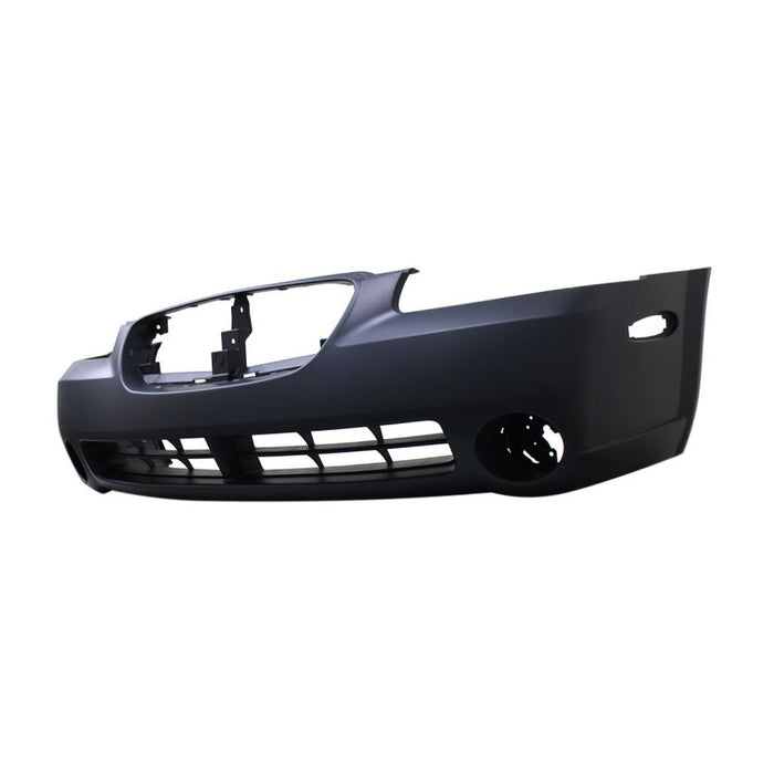 Front Bumper Cover Compatible with 2002-2003 Nissan Maxima Primed with Fog Light Holes