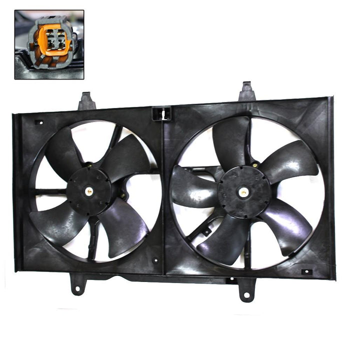 New Replacement Parts Front Radiator Cooling Fan Compatible With NISSAN Maxima Altima Fits NI3115121/NI3115116 214818J001