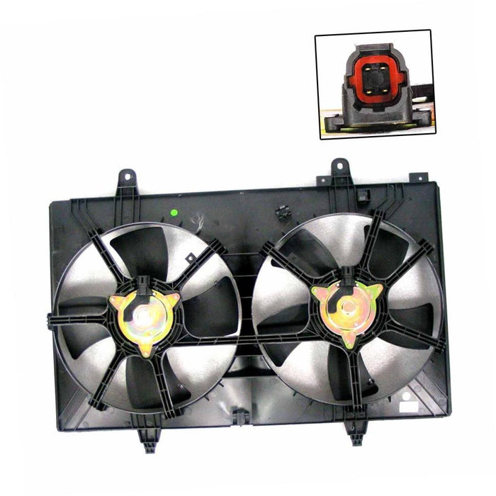 Radiator Fan Assembly for Nissan Murano 03-07 Dual Type (w/A/C)