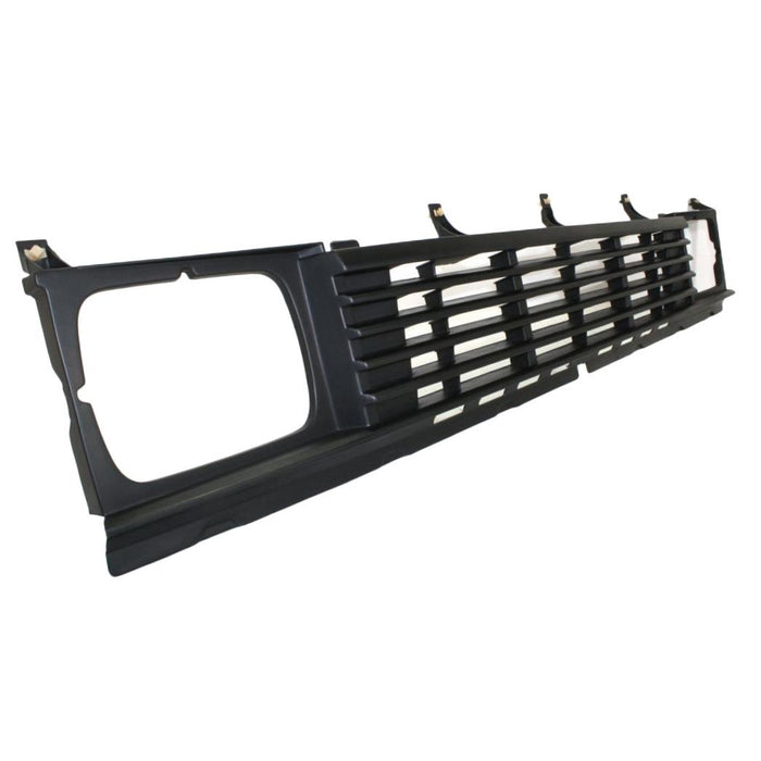 New Front Black Plastic Grille Grill Compatible With NISSAN Hardbody Pickup D21 Truck Fits 2WD NI1200104 6231001G01