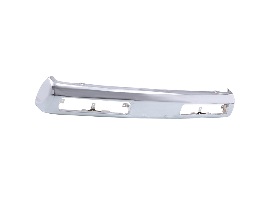 JustDrivably Replacement Parts Front Steel Chrome Bumper Face Bar Compatible With Nissan Pickup 1996 1997