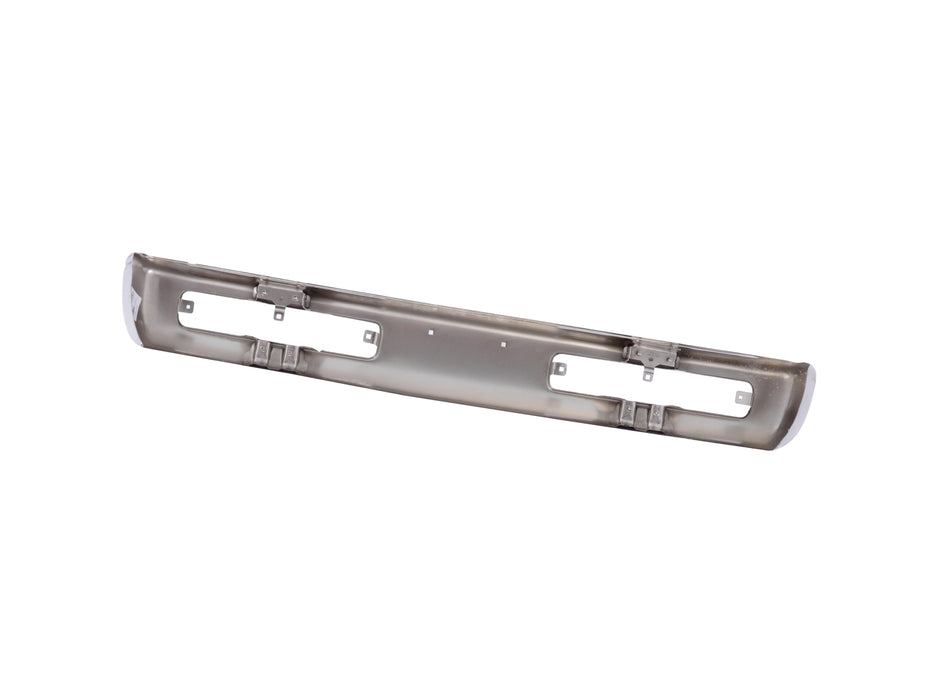 JustDrivably Replacement Parts Front Steel Chrome Bumper Face Bar Compatible With Nissan Pickup 1996 1997