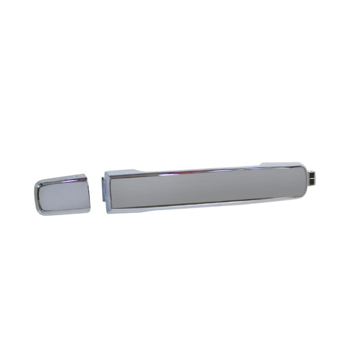 Door Handle compatible with 2005 Nissan Front ier XE Front - Right Side or Rear - Left or Right Side Exterior Plastic Chrome