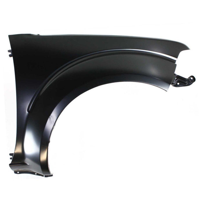 CarPartsDepot 371-36521-02-Ca, Front Fender Primered Black Steel Rh