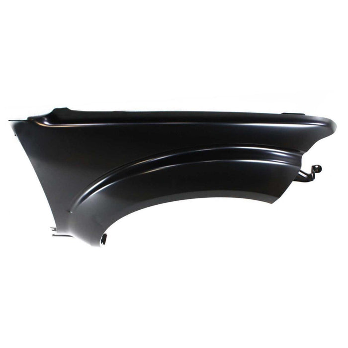 CarPartsDepot 371-36521-02-Ca, Front Fender Primered Black Steel Rh