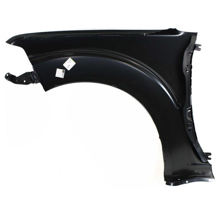 CarPartsDepot 371-36521-02-Ca, Front Fender Primered Black Steel Rh