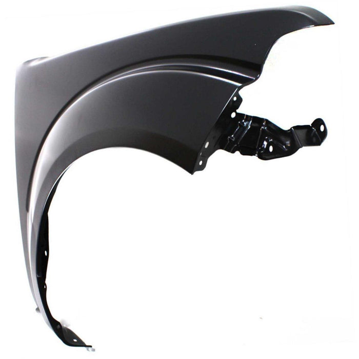 CarPartsDepot 371-36521-02-Ca, Front Fender Primered Black Steel Rh