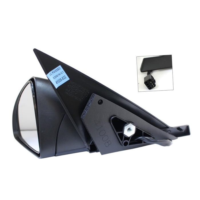 CPP Driver Side Textured Black Mirror for 2005-2009 Pontiac G6
