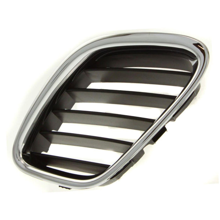 CarPartsDepot New Replacement Parts New Front Left Driver Side Chrome Black Grille Grill Compatible With SAAB 9-3 Sedan Convertible Wagon