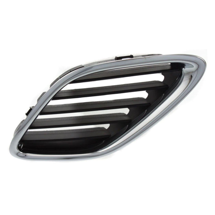 CarPartsDepot New Replacement Parts New Front Left Driver Side Chrome Black Grille Grill Compatible With SAAB 9-3 Sedan Convertible Wagon