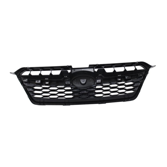 Crash Parts Plus Chrome Shell w/ Gray Insert Grille Assembly for 2012-2014 Subaru Impreza
