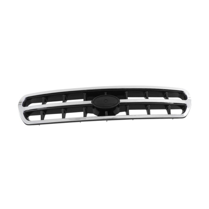 CarPartsDepot, Chrome Grille Frame Black Insert Front Assembly New Grill w/o Emblem, 400-421476 SU1200122 91121AE04A?