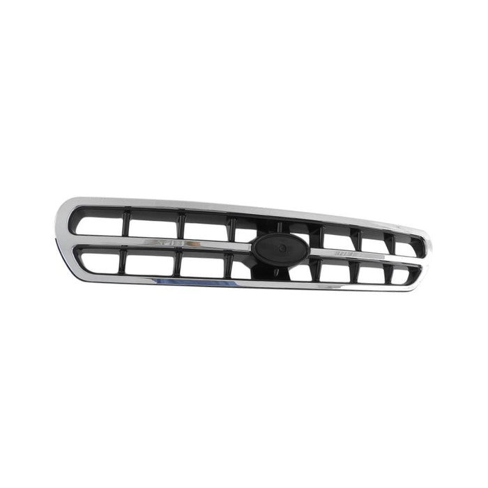 CarPartsDepot, Chrome Grille Frame Black Insert Front Assembly New Grill w/o Emblem, 400-421476 SU1200122 91121AE04A?