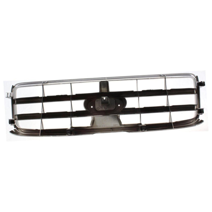 CARPARTSDEPOT Front Grille 2003-2005 Subaru ester 2.5 X XS Chrome/Dark Grey SU1200127