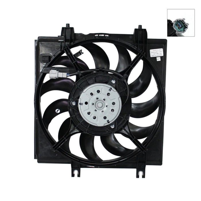 CarPartsDepot New Replacement Parts Front Radiator Cooling Fan Compatible With SUBARU Impreza Forester Turbo Model